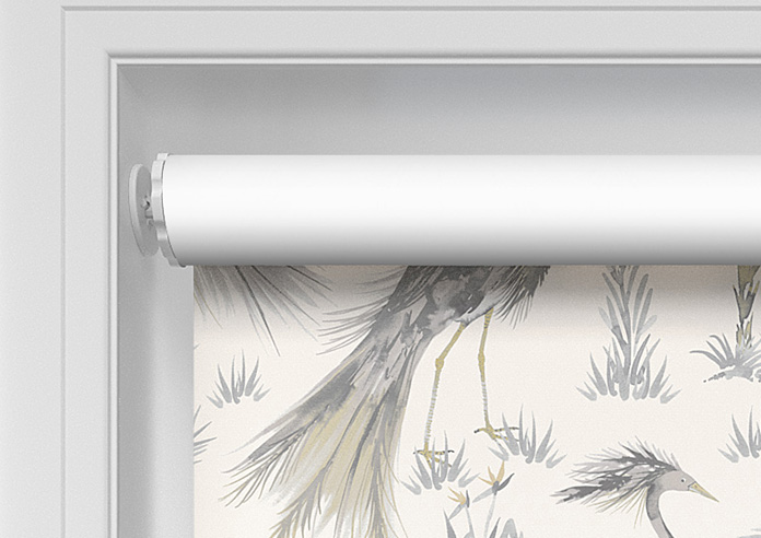 Tropical Birds, Golden Silver - Twist&Fit Roller Blind - Image 10